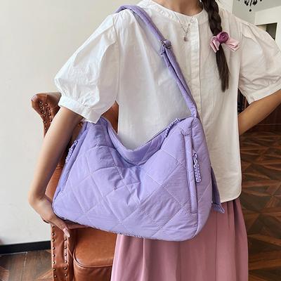 Large Casual Crossbody Shoulder Bags for Women  Cotton Bags  Luxury Bag  Winter Bag  New  Feminine