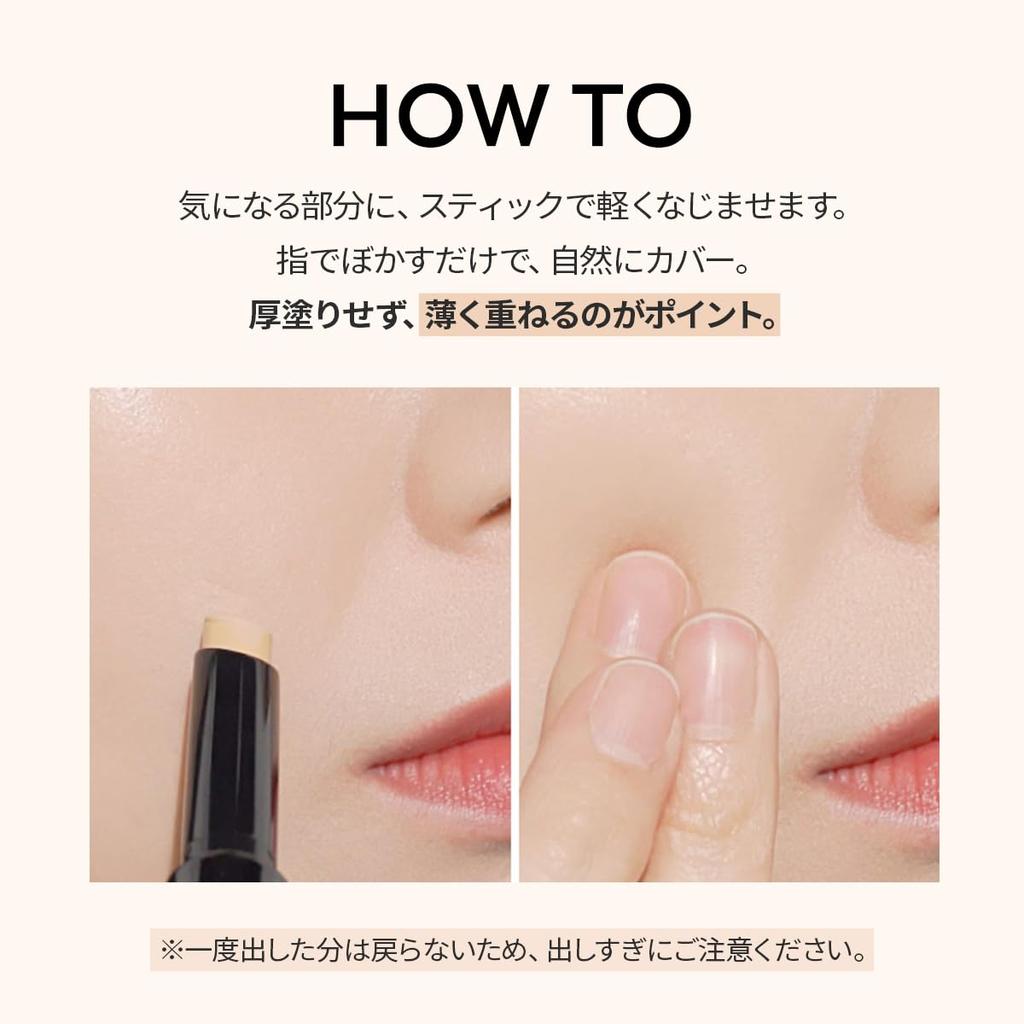 MISSHA M Pro Cover Stick Concealer- Full Coverage, Long-Lasting, Natural Finish Makeup Corrector