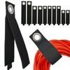 Extension Cord Holder Organizer Car Trunk Tool Heavy-Duty Hook Loop Storage Strap for House Basement RV Garage for Cables Winder
