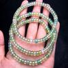 Green Agate Spacer Beads Bracelet with Flower Design - DIY Wenwan Accessories