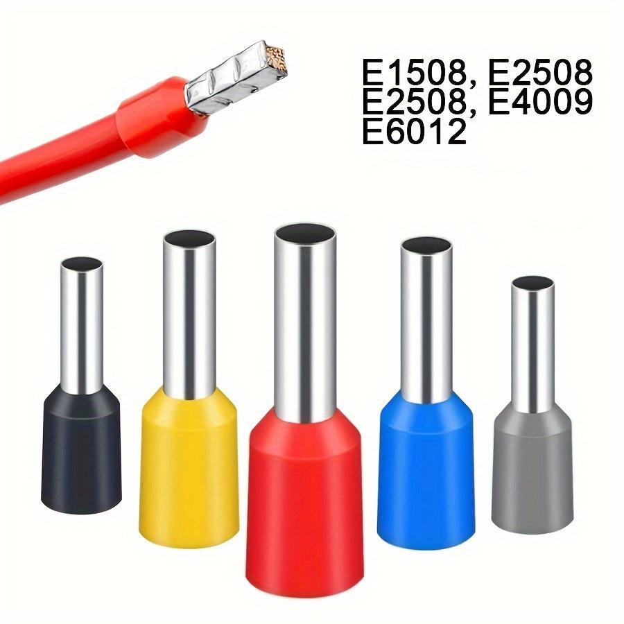 300 Stück Aderendhülsen Klemmen Set, AWG 22-10 Klemmenverbinder Draht Kupfer Nylon Isoliert Kabel Stiftenden Klemmen für Elec