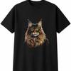 Maine Coon Detailed Cat Lover Mens Womens T-Shirt Moggy Unisex Novelty Gift Tee