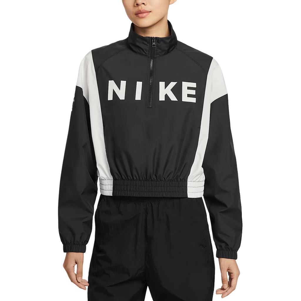 Nike Sportswear Logo Woven Lightweight Oversized Long Sleeve Jacket Women jackets IH8479010