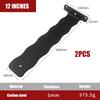 2Pcs Heavy Duty Carbon Steel L Shaped Bracket - Invisible Shelf Support with Screws, Wooden Board Rack Wall Mount Hardware