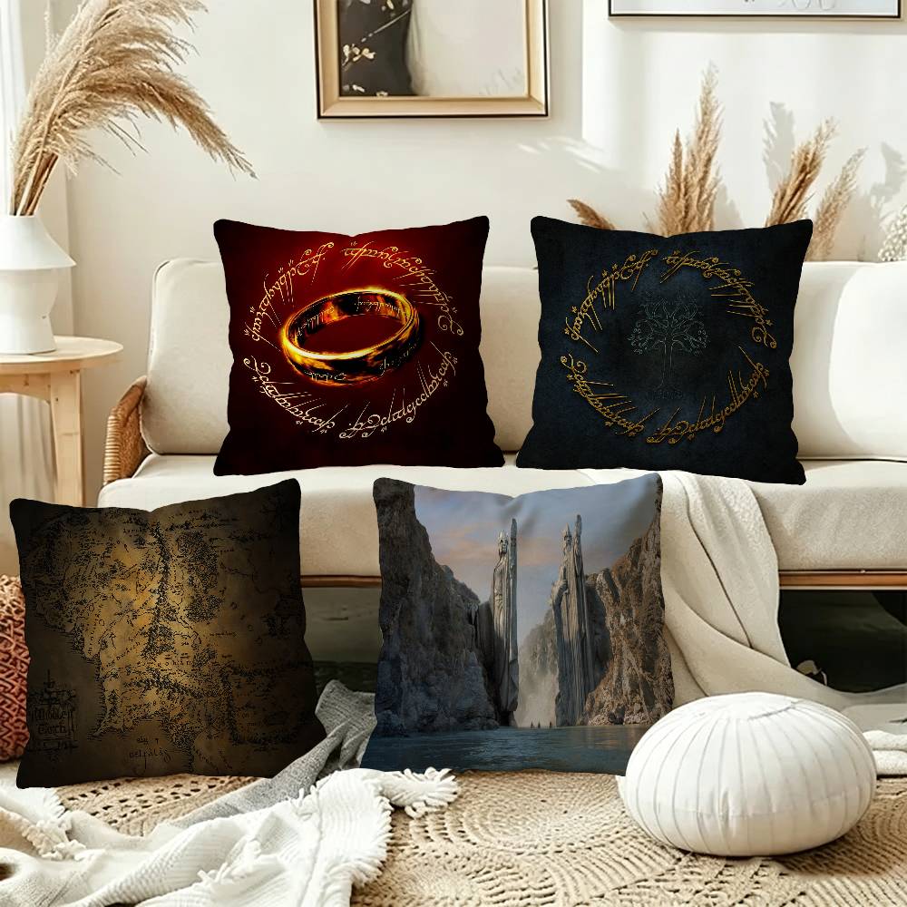 Classic Movie TThe LLords of The RRings Cushion Cover Pillow Cover Decor Pillowcase Printed Cushion Case for Couch