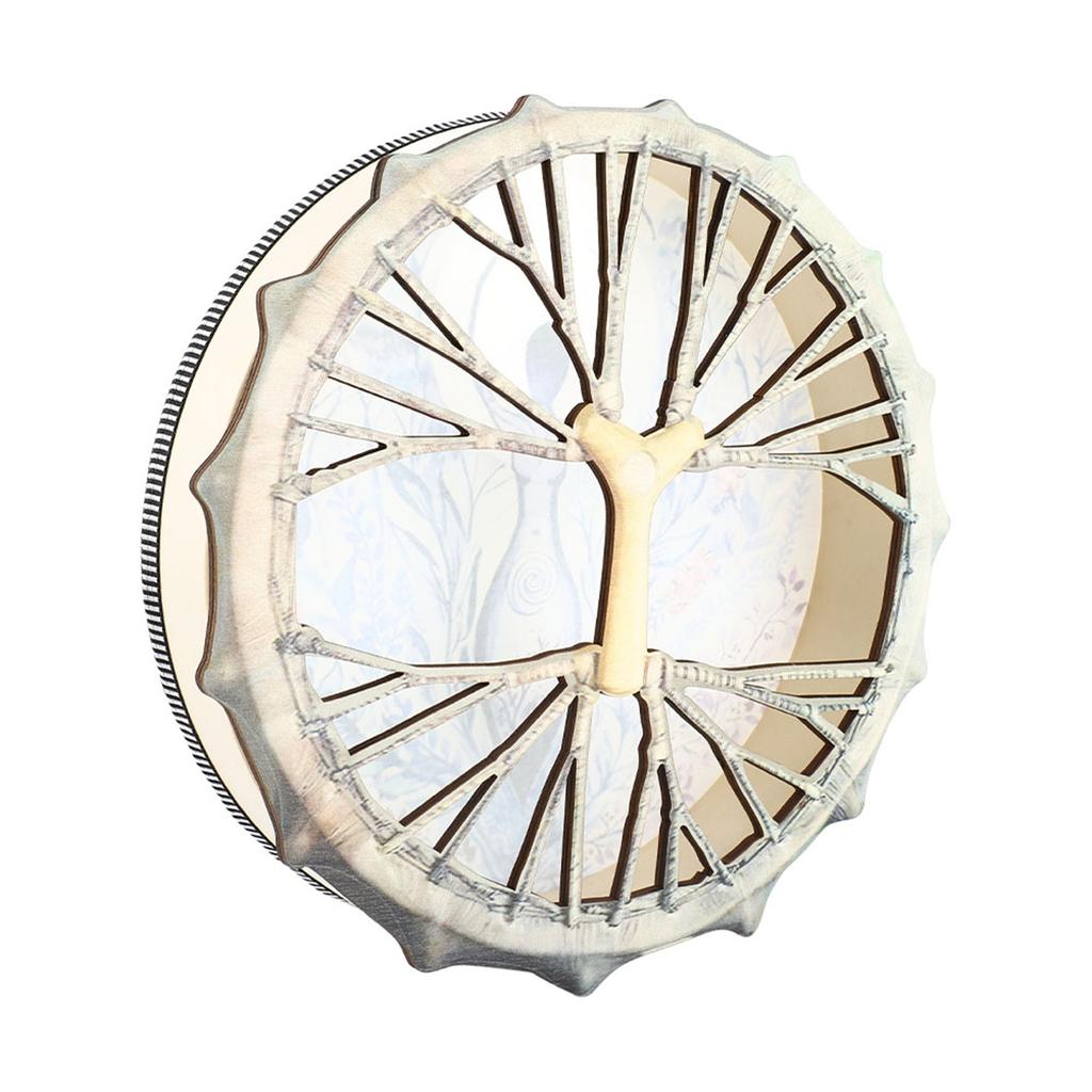 Šamanský buben Sibiřský buben Spirit Music Ručně vyráběný šamanský buben s domácí dekorací bubnové tyče