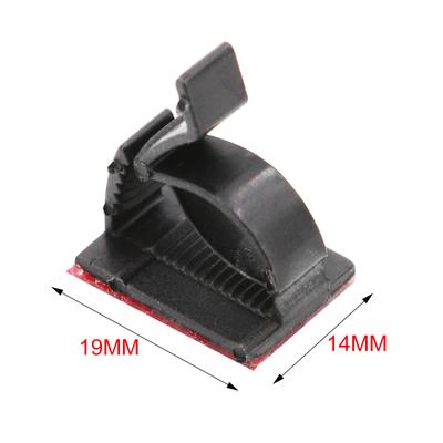 Holder for Car Dash Camera GPS Wire Tie Cable Clamp Clip 10pcs Self-AdhesiveLine Clasp Clamp USB Cable Car Headphone Cable Clip