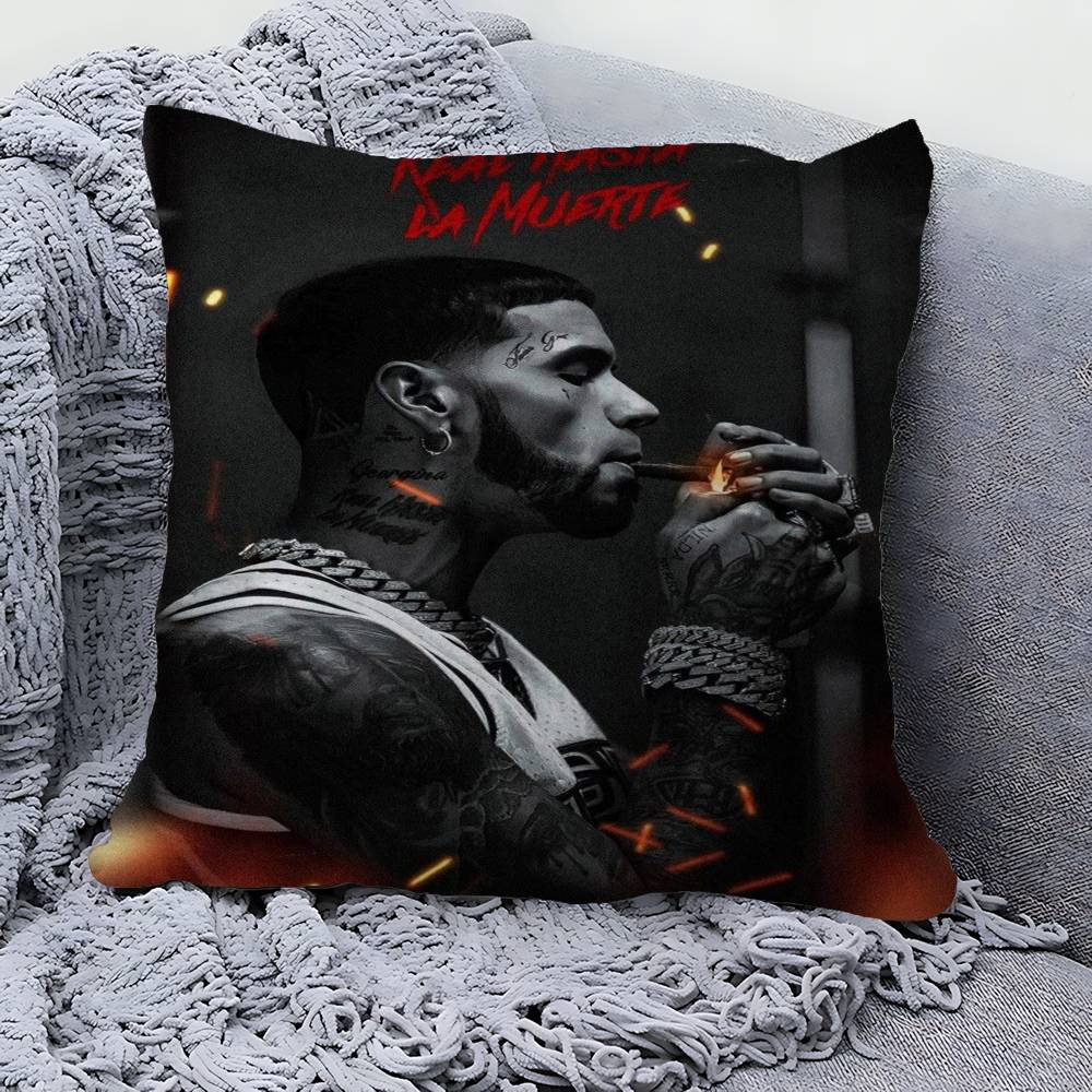 Rapper Real A-Anuel AA 45*45cm Cushion Cover Pillow Cover Decor Pillowcase Home Pillowcase For Couch Pillow
