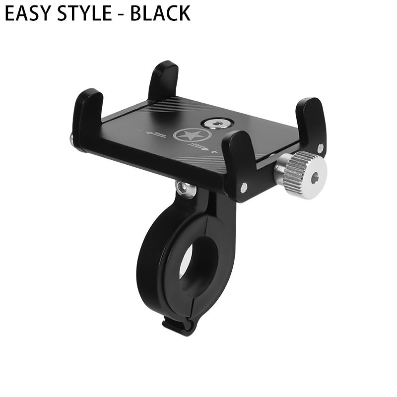 Adjustable Bicycle Phone Holder Cycling Phone Holder Bike Mobile Phone Holder for Bike and Motorcycle чёрный