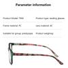 Fashion Women Reading Glasses Flower Print Resin Read Eyeglasses Magnifying Presbyopic Eyewear +1.0~+4.0 Reading Glasses Women