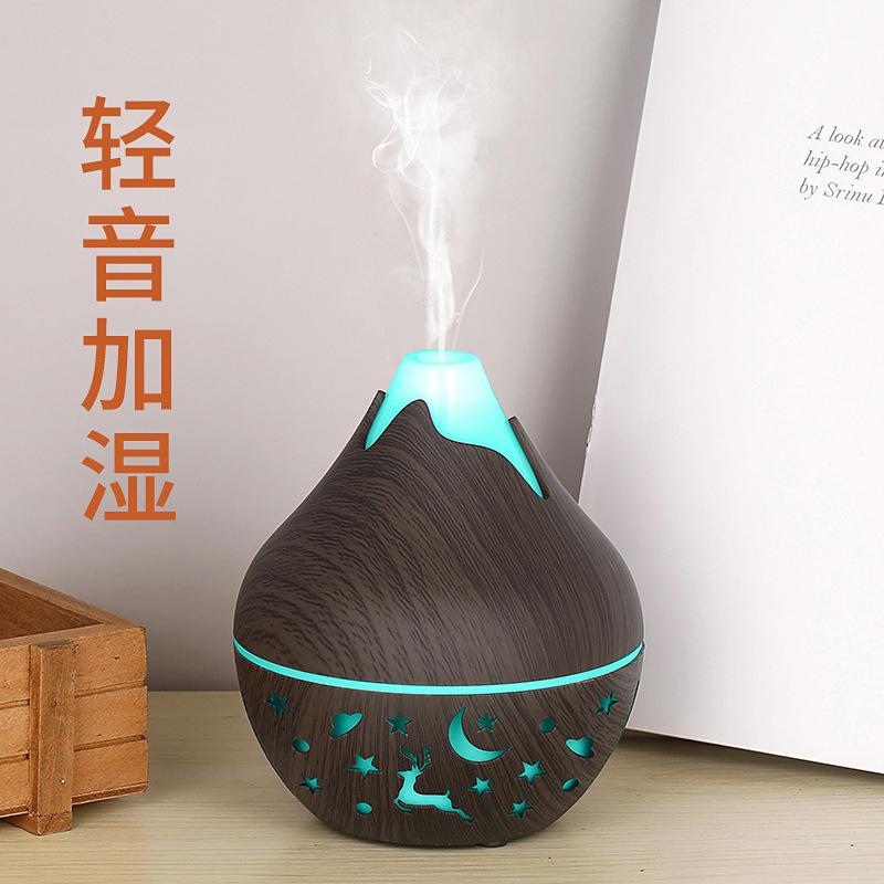 Mini Plastic Ultrasonic Humidifier Colorful Lights Silent USB 200ml Capacity Air Hydration Aromatherapy Spray for Household Use