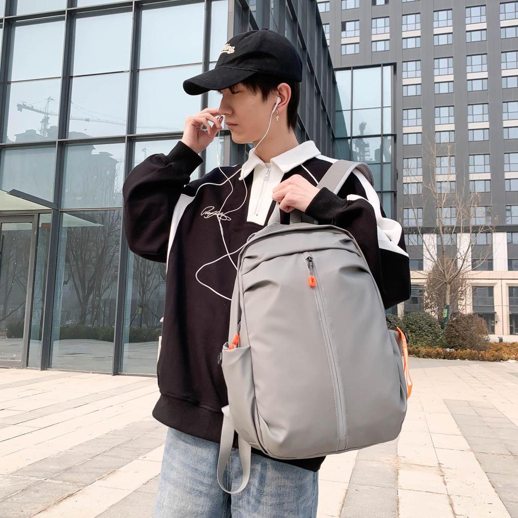 Versatile Cross-Border Backpack: Large-Capacity, Casual & Simple Design for College Students, Commuting, Short Trips & Men's School Use