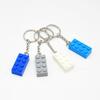 Building Block Keychain 16colors 2*4 Points Children's Novel Toys Accessories Small Particle Bricks Pendant