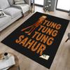 Golden Sahur Celebration Carpet For Playroom Bedroom Living Room Sofa Home Decorkids Game Area Rug Nonslip Floor Mat