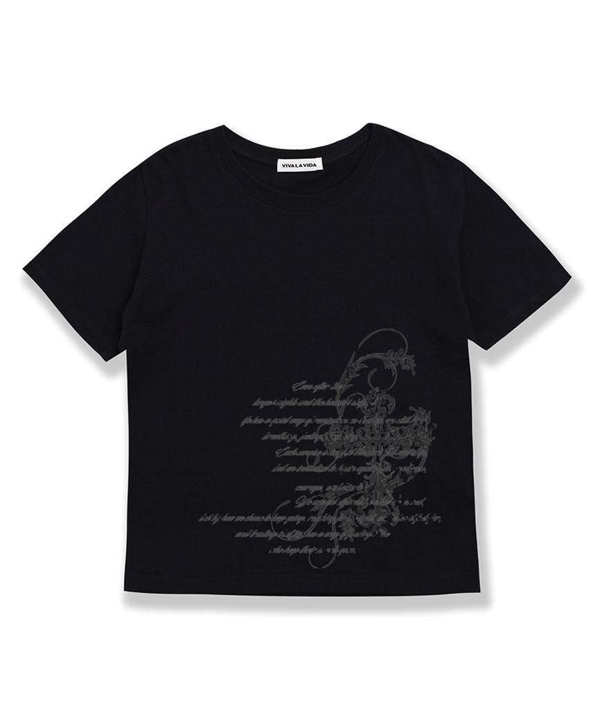 Bibalabida Cross Crop Short Sleeve T-Shirt