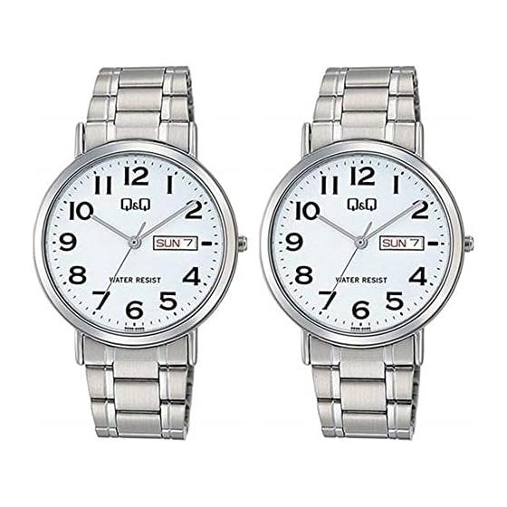 

[Citizen Q&Q] Pair Watch Light Waterproof Cheap Citizen Men s Women s A202-204A202-204 Watch [Domestic Genuine Product]