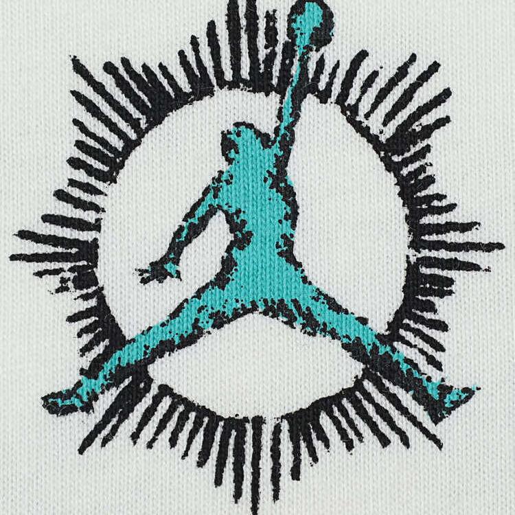 Jordan M J SS25 GFX Prep Crew Neck Fashion Versatile Short Sleeve T-Shirt Men Tops White IB7529133