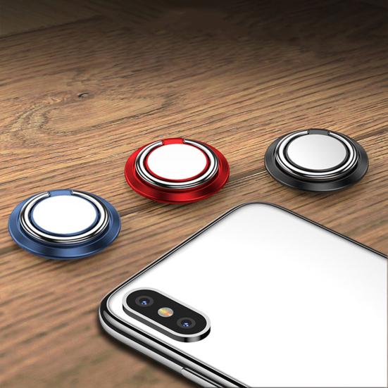 Fashion Zinc Alloy Magnetic Grip Finger 360 Rotating Ring Cell Phone Holder