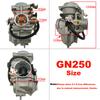 GN250 Carburetor For Suzuki GN 250 Carburador GN300 Dr250 Yamaha Sr250 Roketa Jianshe JS400-7 Hensim HS400 Scout 300CC-400CCCarb