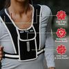 Adjustable Running Vest Phone Holder Breathable Lightweight Running Chest Pack