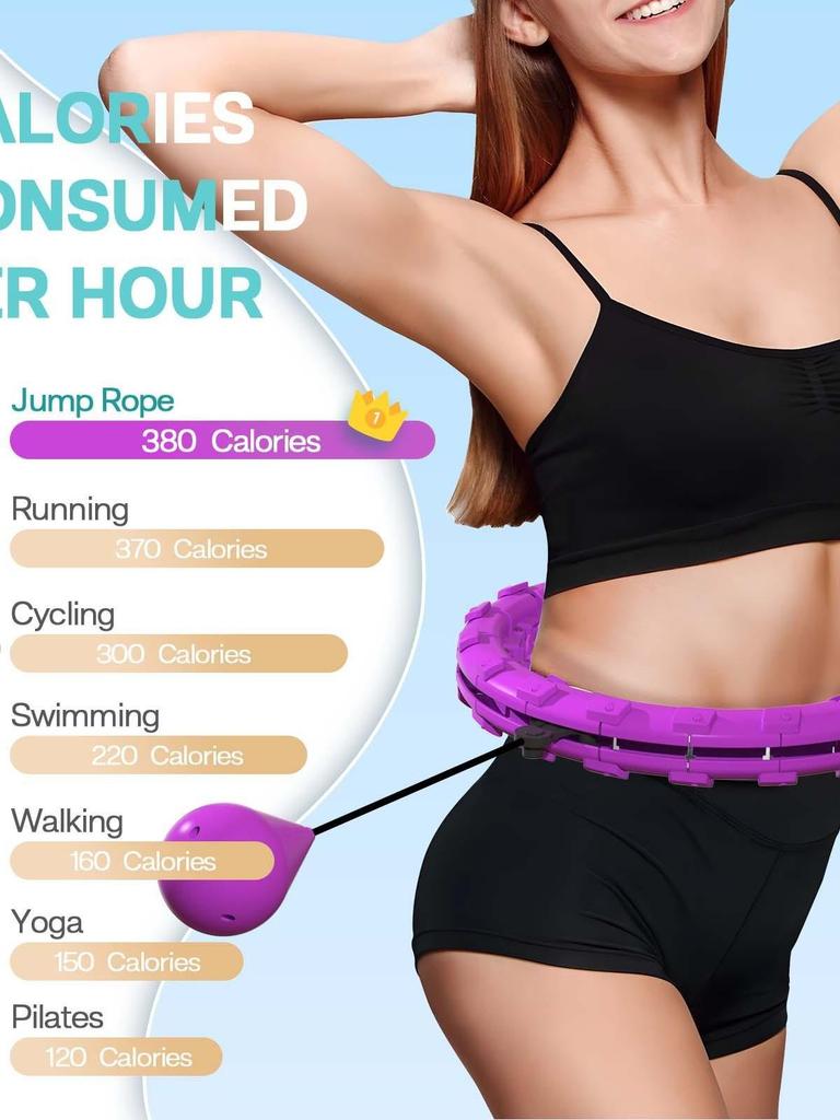 New Smart Massage Hula Hoop for Women's Waist and Abdomen Slimming