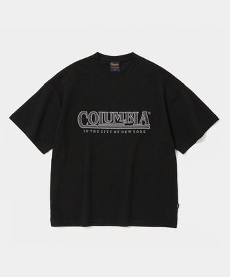 COLUMBIA UNIVERSITY Ny Denim Applique S/S T-Shirts Black