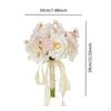 Künstlicher Rosenblumenstrauß für Hochzeit und Brautparty