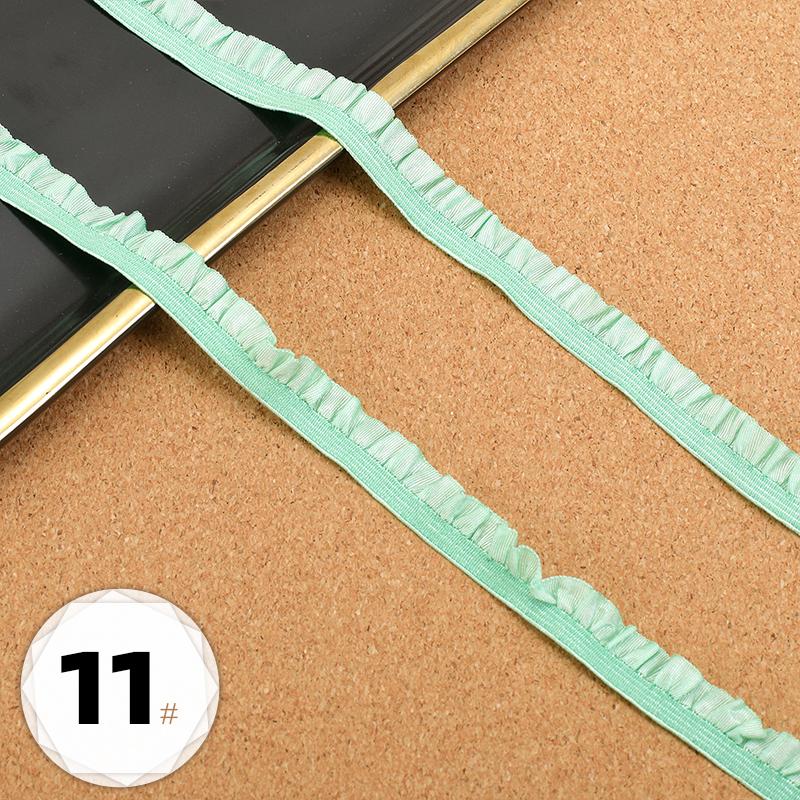 5m Elastic Lace DIY Clothing Neckline Cuff Cloth Strips Clothes Hem Decorative Trim Ribbons Party Dress Decoration Sewing Fabric