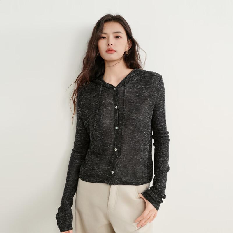 Elva' Island Women's Hooded Knit Cardigan