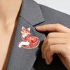 Elegant Enamel Animal Shaped Pin Brooch Including Colorful Rhinestones For Feminine Outfit Enhancement And Gift Giving