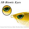 Fishing Bait with Treble Hook 3D Eyes Realistic Looking Bright Colors Natural Swimming Posture Hard Bait Artificial Lure