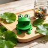 Cute Frog Shaped Sponge Holder with Drainage Kitchen Sink Sponge and Dish Brush Storage Rack Countertop Organizer