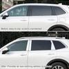 Silvery Car Window Trim Covers Center Film Column B C Pillar Posts Sticker Car Accessories For HONDA CRV 2017-2022 Plated