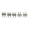 304 Stainless Steel M3//M5/M6 Bolt Saddle Clip Clamps Rope Clips 2mm /3mm /4mm /5mm /6mm /8mm