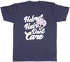 Funny Cycling Bicycle Unisexs TShirt Helmet Hair Dont Care Tee Gift