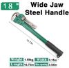 10/12/14/18 inches Heavy Duty Carbon Steel Straight Pipe Wrench ,Large Opening Adjustable Wrench,Cutting of Pipe Pliers