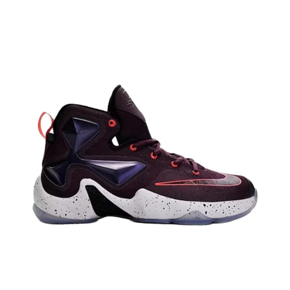 Nike Lebron 13 Abrasion Resistant High top Children's Basketball Shoes Black Teenagers 808709-500