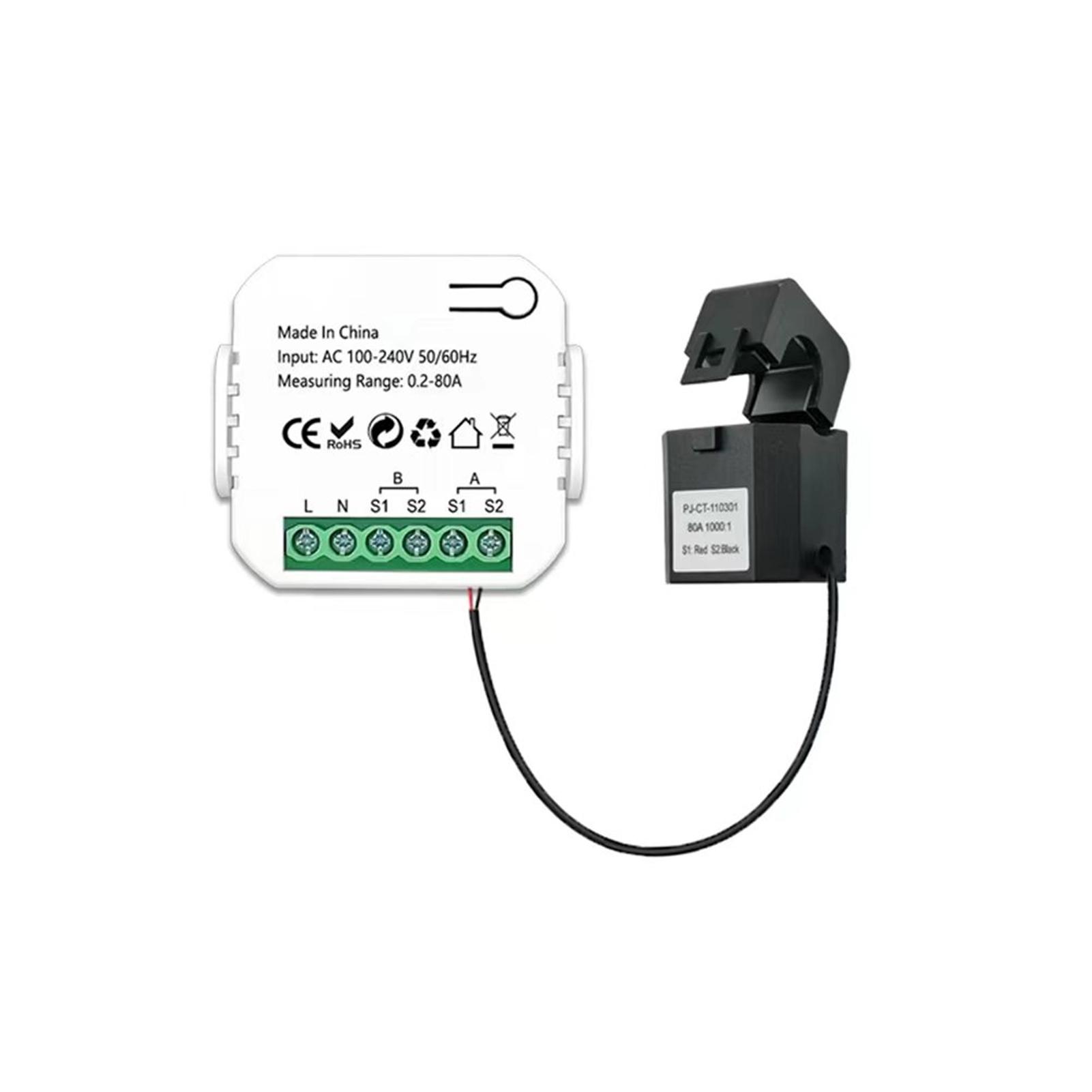 

Energy Meter Smart Power For Wifi Connection And Real-time Management Voltage Current dual