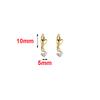 925 Silver Needle Heart Zircon Pendant Hoop Earrings For Women Cute Jewelry Light Accessories Festival Gift