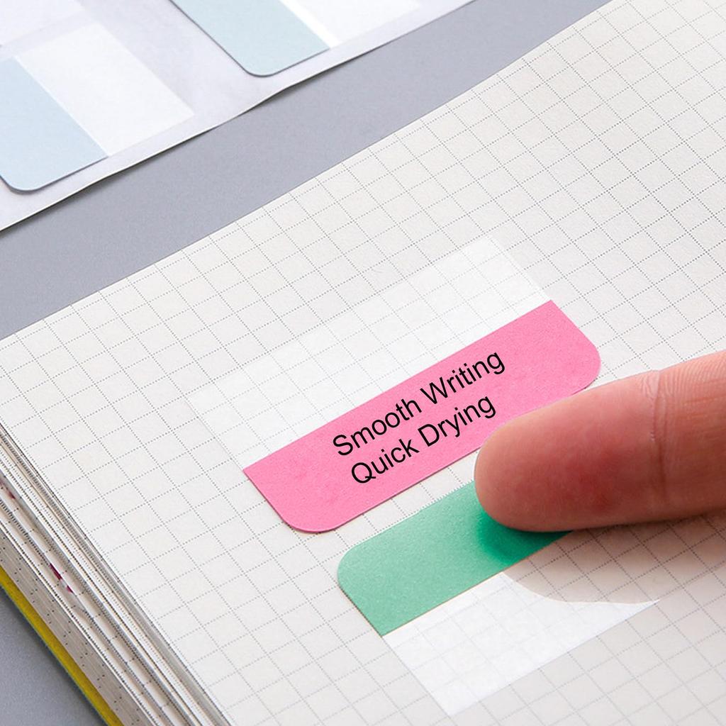 VANRA Sticky Index Strong Large 6 540 Cute Morandi Office Business Notes, Film, Tabs, Transparent, Writable, Adhesive, Size, Colors, Sheets, Colors,