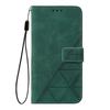 Geometrische Leder-Portemonnaie-Hülle für Huawei Mate 60 Pura 70 Nova 12i 12S 9 SE 8i P20 P30 P40 Lite P50 Pro P60 Art Ständer Handyhülle