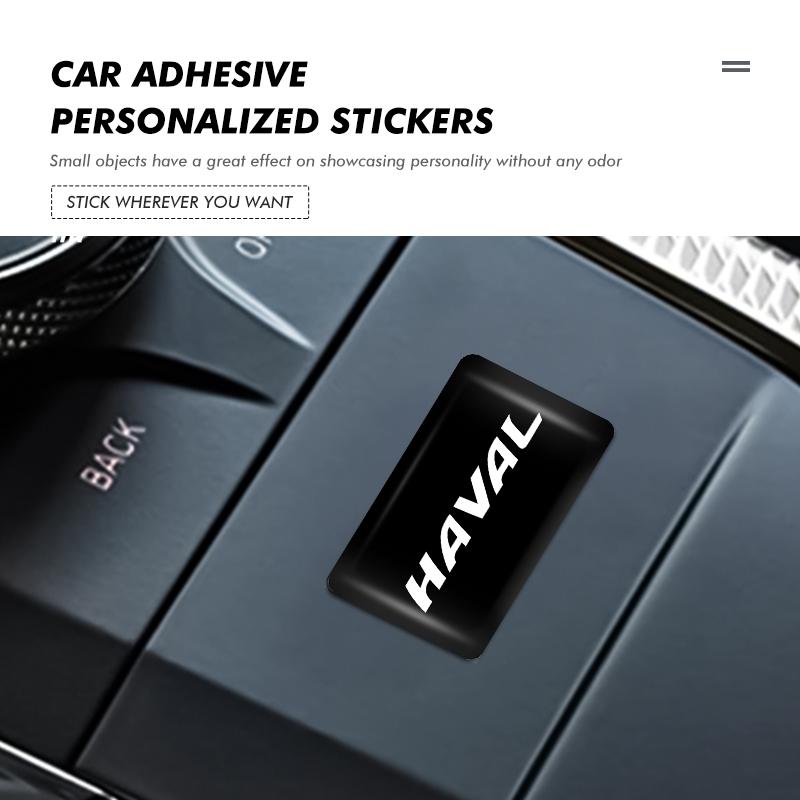 10/20/30pcs Car Lnternal Waterproof Stickers Auto Logo Creative For Haval Jolion F7 H6 H1 H2 H3 H4 H5 H7 H8 H9 M4 M6 F5 F9 F7X