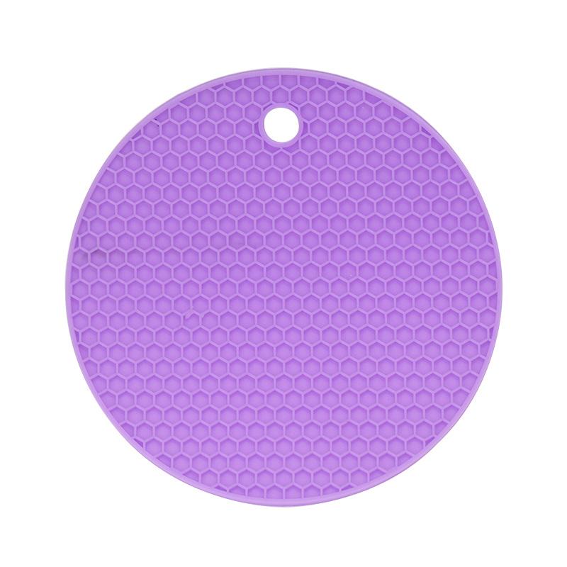 

Коврик из силикона DU, термостойкий, круглый, держатель для кастрюли, подставка для посуды, кухонные принадлежности, подставка под пищевые материалы, подставка для посуды 14.2x14.2cm