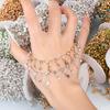0.5M 1M Butterfly Pendants Copper Chains Color Crystal Beads Charms Bracelets Chains Women Clothing Jewelry Making DIY Necklaces