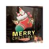Christmas Snowman Socks New Year's Day Glass Door Window Decoration Shopping Mall Store Layout Static Wall Stickers