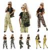Doll Clothes 1:6 Scale Camouflage Clothes Outfit for 11.5 Inch 30cm Doll Many Style for Choice Gifts for Girls