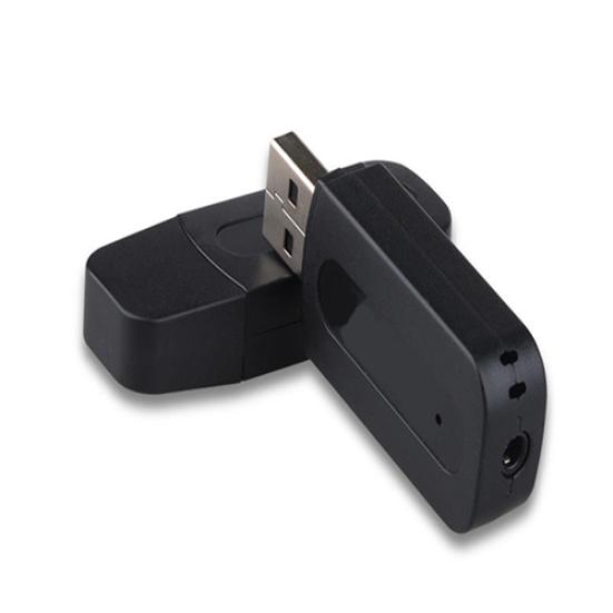 Adattatore Ricevitore Audio Stereo Musicale Aux Wireless Bluetooth-compatibile per Auto con Microfono