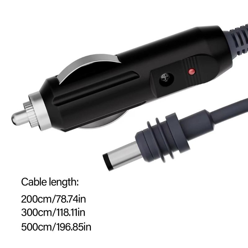 DC12V Car Charging Adapter Cable For MINI Satellite and Other Devices Durability Designing Power Cable