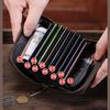 BULLCAPTAIN Leather Men's Key Bag Wallet  Fashion Storage Bags Car Cover Compact Mini Card Holder Coin Purse Man Butler Keychain