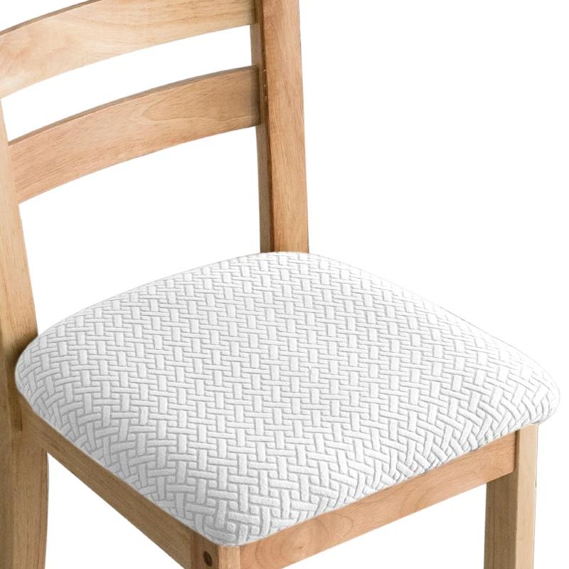 1PC Elastic Dining Chair Seat Cover, Detachable, Washable, Reusable, Seat Cushion, Dining Chair Cushion Cover